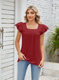 SOLID COLOR SHORT-SLEEVED T-SHIRT