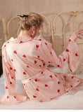 FASHION HEART SATIN HOUSEWEAR BRIDESMAID NIGHTGOWN