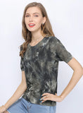 CLASSY LOOSE ROUND NECK SHORT SLEEVE T-SHIRT