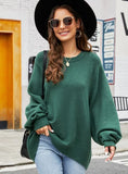 CASUAL WOMEN LOOSE ROUND NECK SWEATER