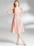 WOMEN SLEEVELESS SUSPENDER DRESS