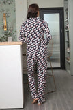 CLASSY LONG-SLEEVED TROUSERS PAJAMAS SUIT