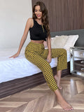 FASHION STRAP VEST TROUSERS SLEEPWEAR