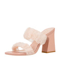 THICK TRANSPARENT POLKA DOTS SLIPPERS