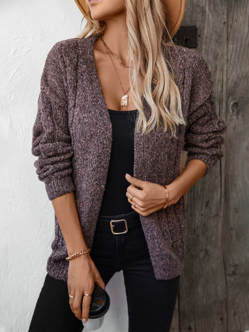 Pocket Casual Long Sleeve Sweater Coat