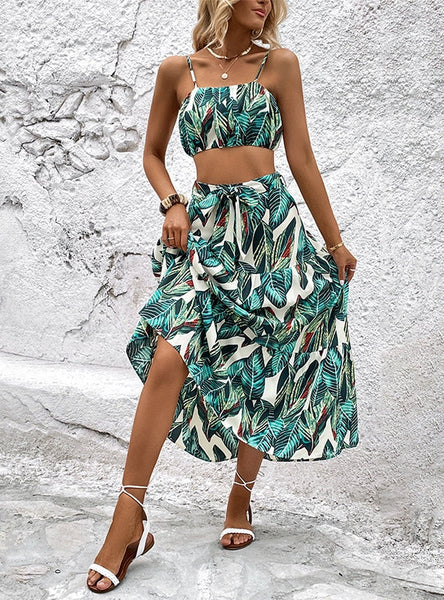 HOLIDAY WIND SLING SET TWO-PIECE SUIT