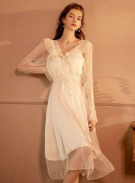 SEXY WOMEN'S LACE NIGHTGOWN