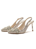 POINTED STILETTO HEELS WEDDING SHOES
