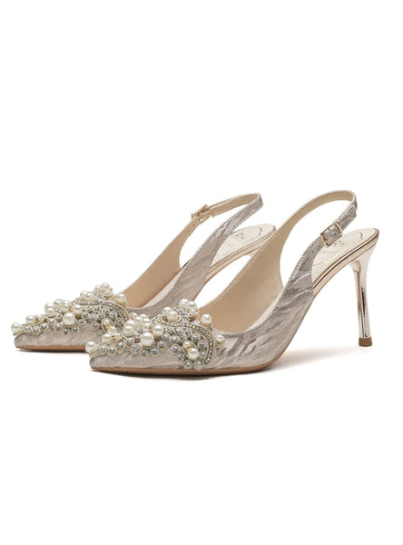 POINTED STILETTO HEELS WEDDING SHOES