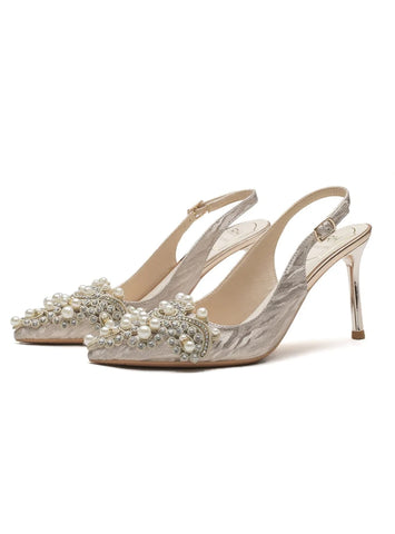 POINTED STILETTO HEELS WEDDING SHOES