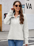 CLASSY SOLID COLOR TWISTED THICK KNITTED SWEATER