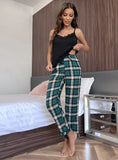 FASHION SEXY SUSPENDERS PANTS PAJAMAS SUIT