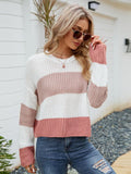 FASHION SHORT LOOSE PULLOVER SWEATER