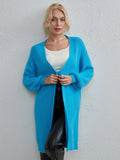 FASHION SOLID COLOR MEDIUM AND LARGE CARDIGAN SWEATER