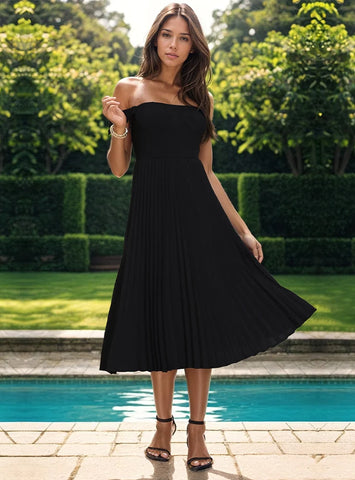 SUMMER OFF THE SHOULDER DRESS