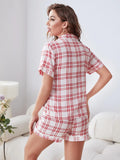 CLASSY SUMMER SHORT SLEEVE SHORTS SUIT