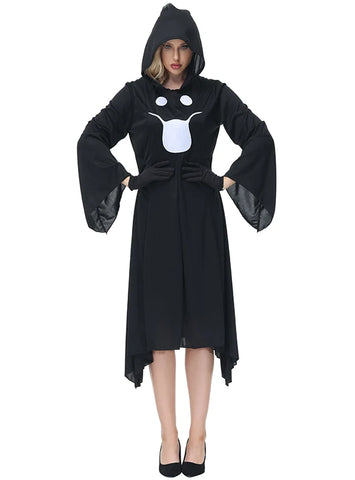 FASHION HALLOWEEN BLACK AND WHITE ROBES COSTUMES