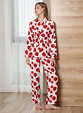 FASHION PRINTED LONG-SLEEVED PAJAMAS SET