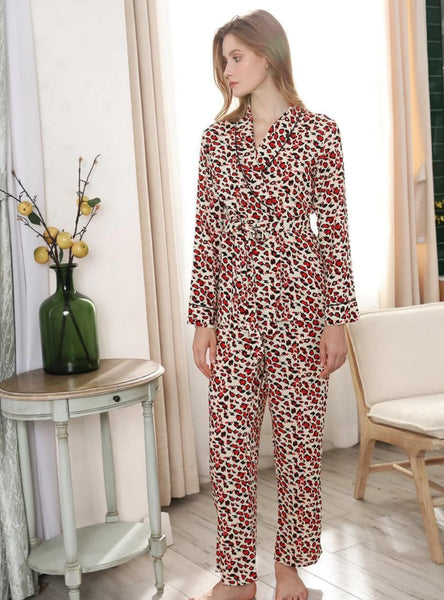 FASHION LONG-SLEEVED TROUSERS HOME SUIT