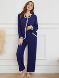 FASHION LONG SLEEVE CASUAL PAJAMAS SUIT