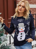 CLASSY SNOW CREWNECK CHRISTMAS SWEATER