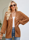 STYLISH LOOSE MEDIUM AND LONG SWEATER COAT