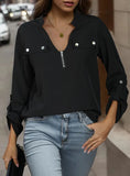SOLID COLOR LONG SLEEVE SHIRT