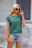 ROUND NECK SHORT SLEEVES POCKETS T-SHIRT