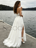 Woman in a white dress