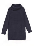 FASHION LONG-SLEEVED HIGH-NECKED SOLID COLOR SWEATER