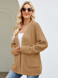 CLASSY RETRO LONG KNITTED CARDIGAN SWEATER COAT