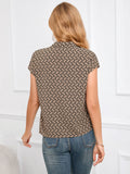 CONTRAST SHORT-SLEEVED SHIRT T-SHIRT