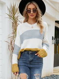 FASHION SHORT LOOSE PULLOVER SWEATER