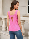 V-NECK SLEEVELESS VEST TOP