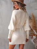 CLASSY MEDIUM AND LONG CARDIGAN KNITTED SWEATER