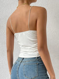 SLIM KNIT HIGH ELASTIC SUSPENDER TOP