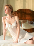 FASHION SATIN SUSPENDER SEXY NIGHTDRESS