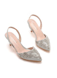 SHALLOW-MOUTHED POINTED STILETTO SANDALS