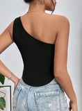 SLIM IRREGULAR HEM VEST TOP