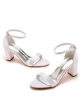 7 CM THICK SQUARE-HEELED SANDALS