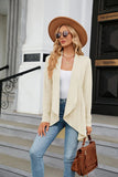 LONG SLEEVE SOLID COLOR LOOSE COAT