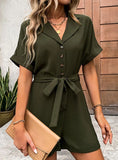 SUMMER LOOSE SHORT-SLEEVED JUMPSUIT
