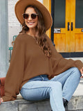 CASUAL WOMEN LOOSE ROUND NECK SWEATER