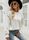 FASHION LOOSE CASUAL LONG-SLEEVED PULLOVER SWEATER