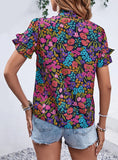 PRINTED NATIONAL STYLE SHIRT
