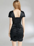 ELASTIC TUBE TOP OFF THE SHOULDER DRESS