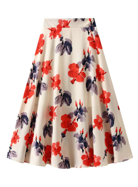 FASHION SUMMER PRINTED SKIRT