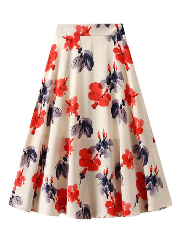 FASHION SUMMER PRINTED SKIRT
