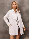 Large Size Knitted Sweater Coat