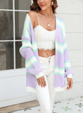 Mosaic Fashion Cardigan Sweater Coat